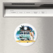 Wohnmobil Cartoon Magnet (In Situ (Geschirrspüler))