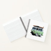 Wohnmobil Cartoon Notizblock (Innenseite)