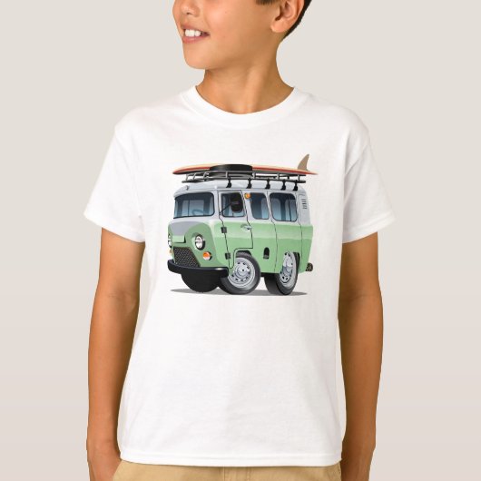 Wohnmobil Cartoon T-Shirt (Vorderseite)