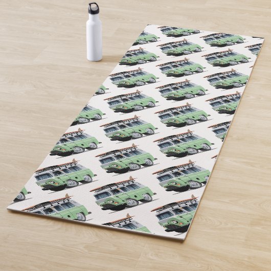 Wohnmobil Cartoon Yogamatte (Beispiel)