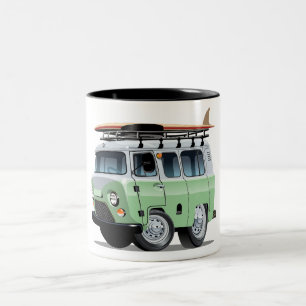 Wohnmobil Cartoon Zweifarbige Tasse