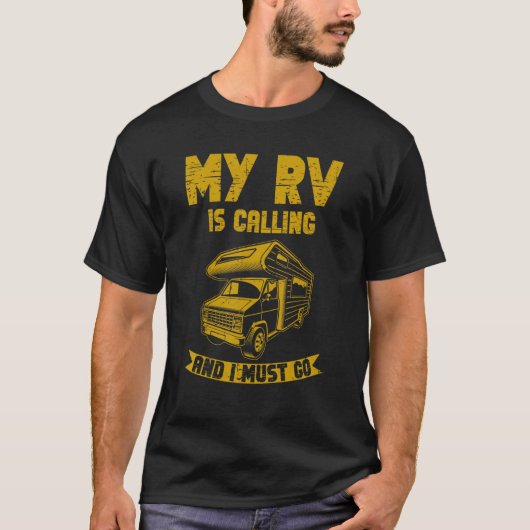 Wohnmobil mein Rv ruft und ich muss gehen T-Shirt (Vorderseite)