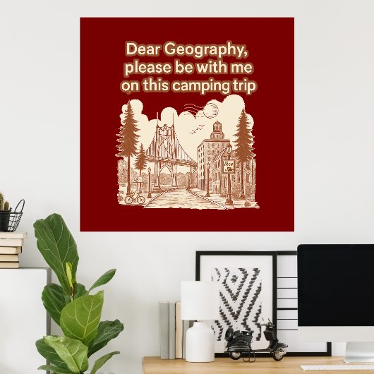 Wohnmobil Poster (Heimbüro)