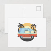 Wohnmobil Postkarte (Vorne/Hinten)