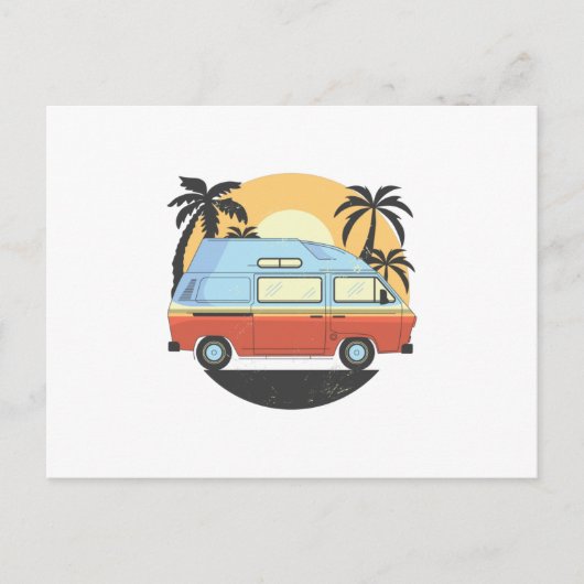 Wohnmobil Postkarte (Vorderseite)