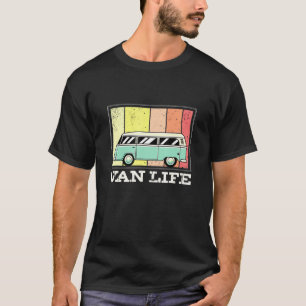 Wohnmobil Retro Vintage Van Life Caravan T-Shirt
