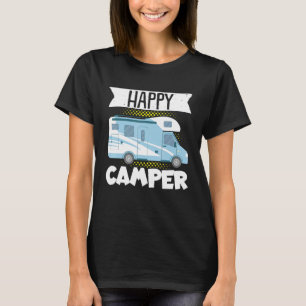 Wohnmobil Rv Camping Glücklicher Camper T-Shirt