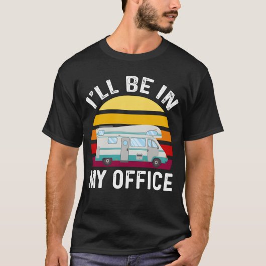 Wohnmobil RV Camping retro T-Shirt (Vorderseite)