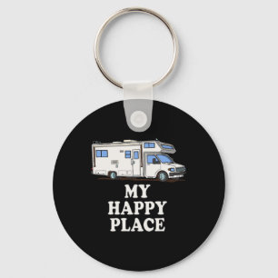 Wohnmobil T-Shirts Mein glücklicher Ort Cl C  Schlüsselanhänger
