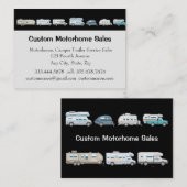 Wohnmobil - Vertriebsservice für Anhänger Visitenkarte (Vorne/Hinten)