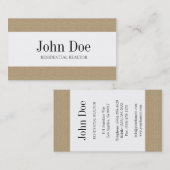 Wohnrealtor-wirklicher Visitenkarte (Vorne/Hinten)