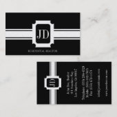 Wohnrealtor-wirkliches Anwesen-Goldband Visitenkarte (Vorne/Hinten)