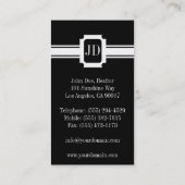 Wohnrealtor-wirkliches Anwesen-Goldband Visitenkarte (Rückseite)