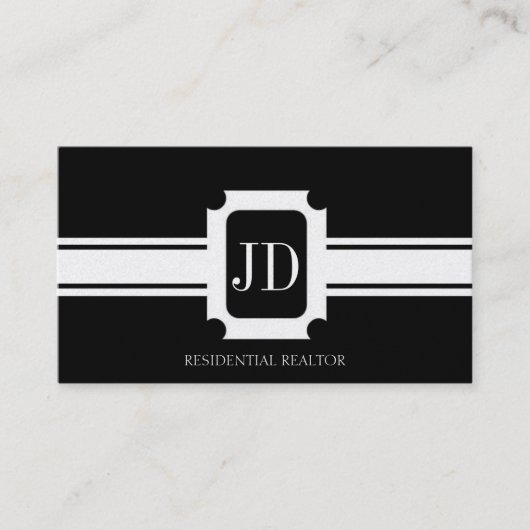 Wohnrealtor-wirkliches Anwesen-Goldband Visitenkarte (Vorderseite)