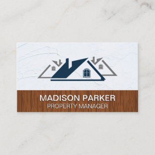 Wohnrooftops   Holzkleckwand Visitenkarte