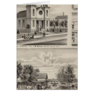 Wohnsitz, Bauernhof, Kirche und Lager in Minnesota
