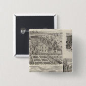 Wohnsitz des verstorbenen Dr. Seth Hobbs Washingto Button (Vorne & Hinten)