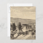 Wohnsitz Dixon Postkarte (Vorne/Hinten)