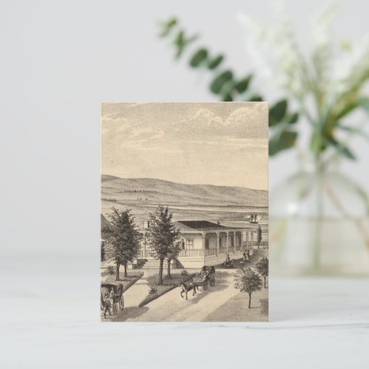 Wohnsitz Dixon Postkarte (Stehend Vorderseite)