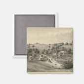 Wohnsitz Fauver Magnet (Vorderseite/Rückseite)