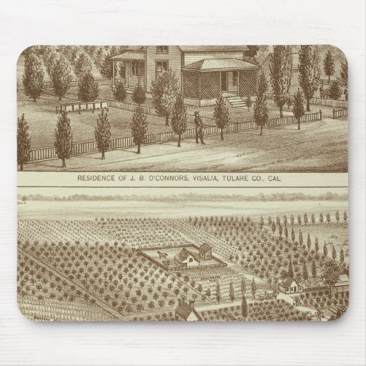 Wohnsitz, Kinderzimmer, Stall, Visalia, Cal Mousepad (Vorne)