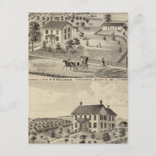 Wohnsitz Oakland Postkarte