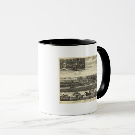 Wohnsitz Schulz, Nebraska Tasse (VorderseiteRechts)