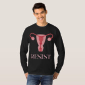 Wohnsitz schützen Frauendesign T-Shirt (Vorne ganz)