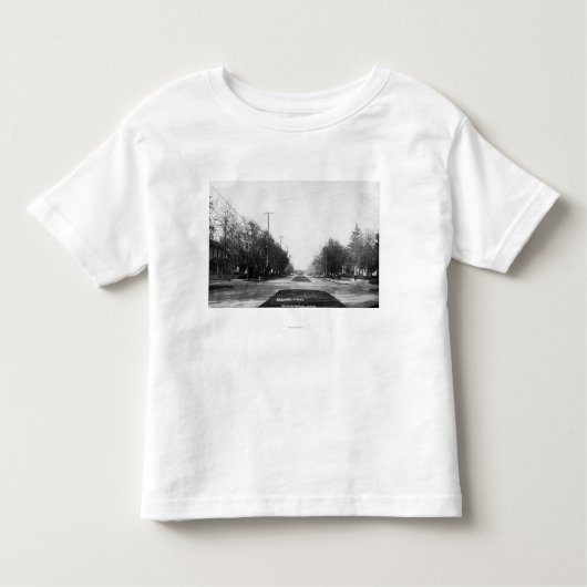 Wohnsitz-Straßen-Szene Kleinkind T-shirt (Vorderseite)