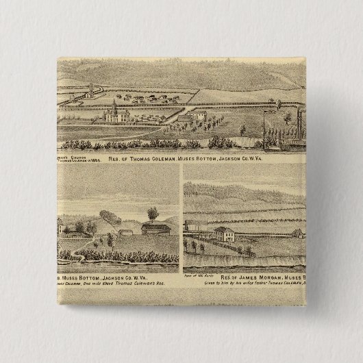 Wohnsitz und Geschäft von William M Roberts Button (Vorderseite)