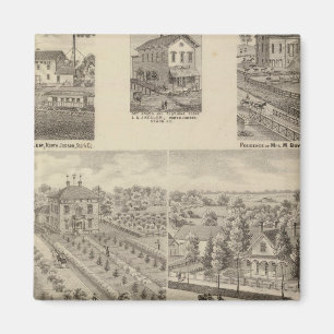 Wohnsitz und Mühle von L & J Keller Magnet