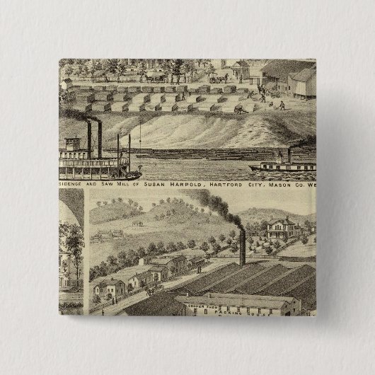 Wohnsitz und Sägewerk von Susan Harpold Button (Vorderseite)