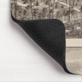 Wohnsitz und Western Uni in Marshalltown Mousepad (Ecke)