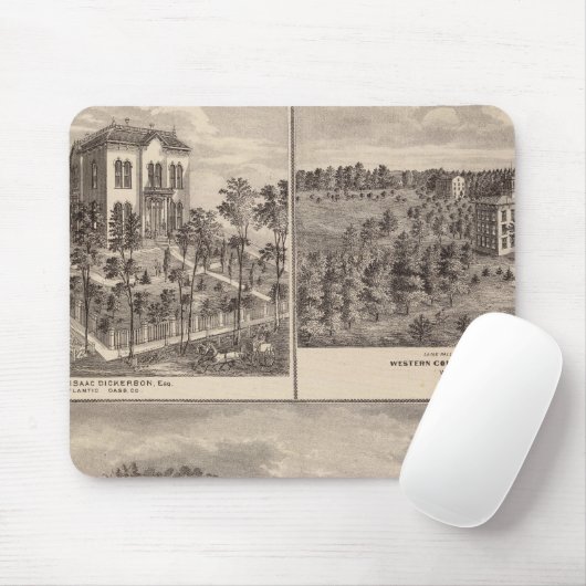 Wohnsitz und Western Uni in Marshalltown Mousepad (Mit Mouse)