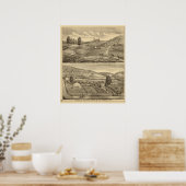 Wohnsitz und Zuchtbetrieb Poster (Küche)