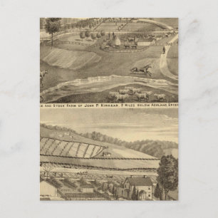 Wohnsitz und Zuchtbetrieb Postkarte