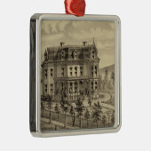 Wohnsitz von AM Brown Ornament Aus Metall (Rechts)