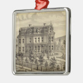 Wohnsitz von AM Brown Ornament Aus Metall (Links)