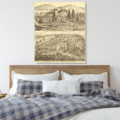 Wohnsitz von AP Howard Hancock Leinwanddruck (Insitu (Schlafzimmer))