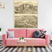 Wohnsitz von AP Howard Hancock Leinwanddruck (Insitu (Wohnzimmer))