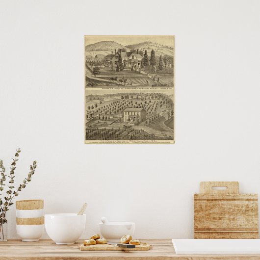 Wohnsitz von AP Howard Hancock Poster (Küche)