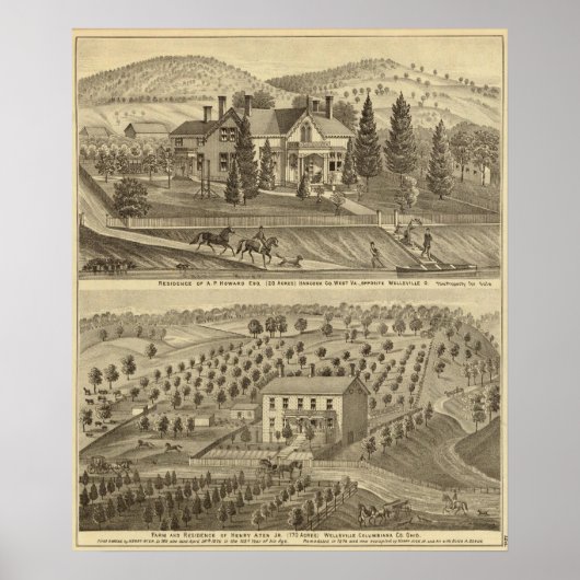 Wohnsitz von AP Howard Hancock Poster (Vorne)