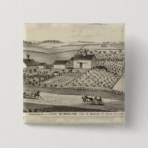 Wohnsitz von C Seiberling Button