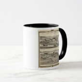Wohnsitz von C Seiberling Tasse (VorderseiteRechts)