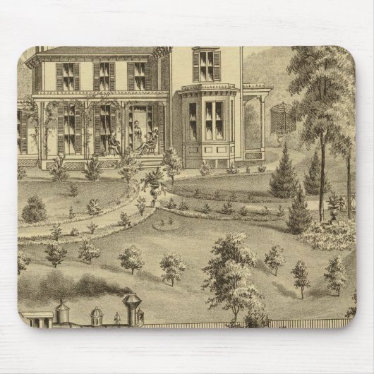 Wohnsitz von David R Kerr Mousepad (Vorne)