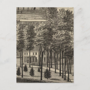 Wohnsitz von DB Williams, Edgerton, Kansas Postkarte