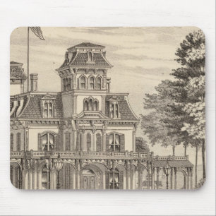 Wohnsitz von Genl HH Baxter in Rutland Vermont Mousepad