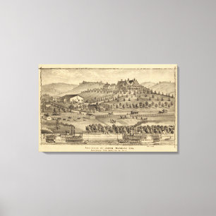 Wohnsitz von Jakob Markley Leinwanddruck