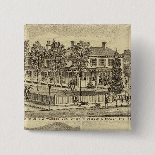 Wohnsitz von John A Warden Sewickley Button (Vorderseite)