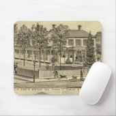 Wohnsitz von John A Warden Sewickley Mousepad (Mit Mouse)